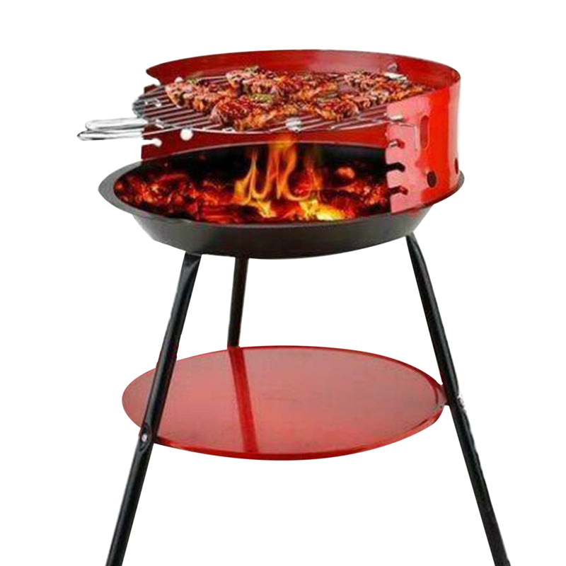 Barbecue Grill Trolley with Wheel