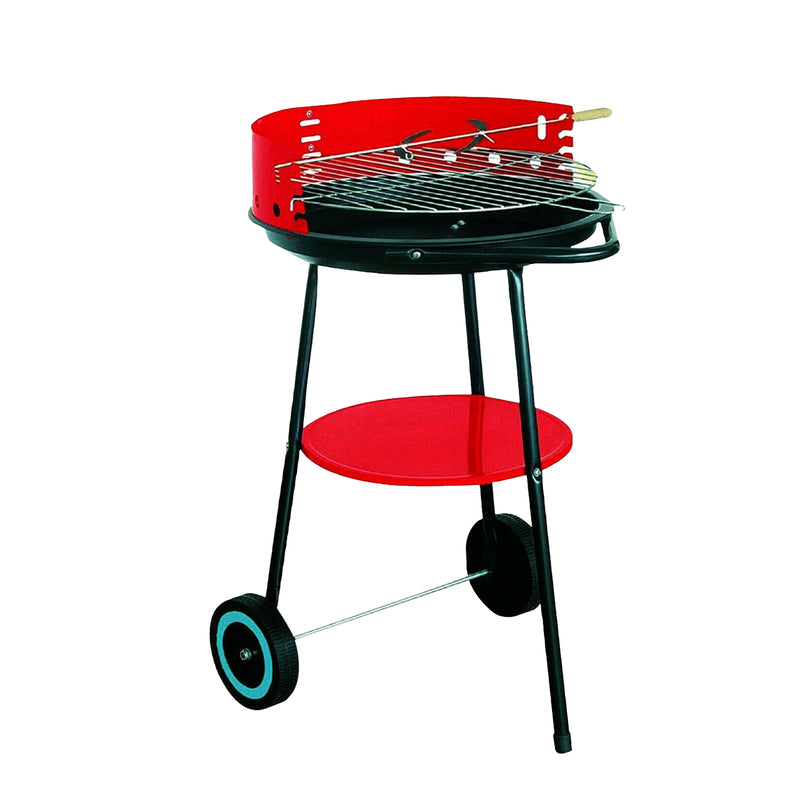 Barbecue Grill Trolley with Wheel