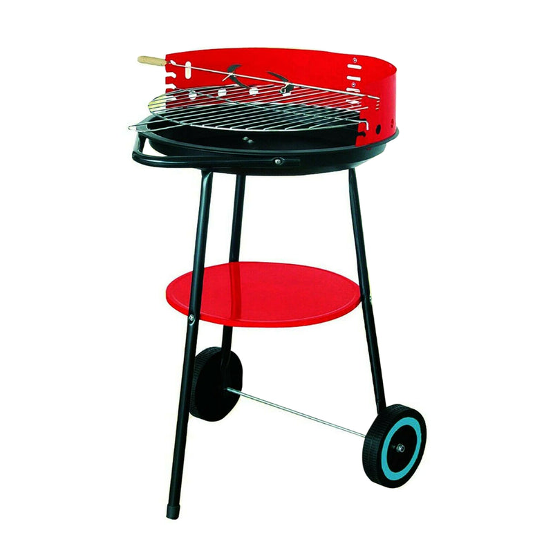 Barbecue Grill Trolley with Wheel