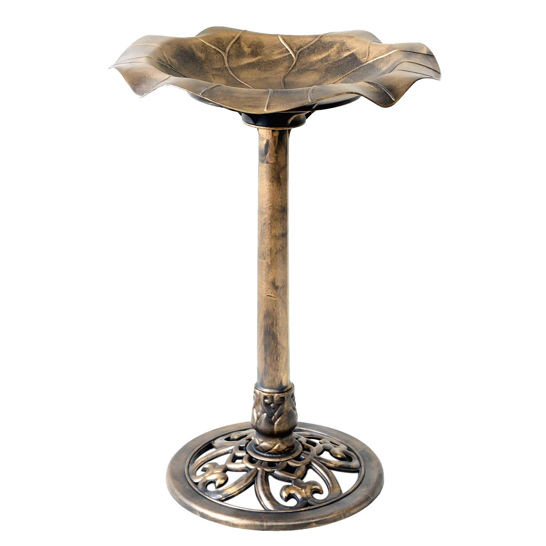 Bird Bath Feeding Table - Bronze