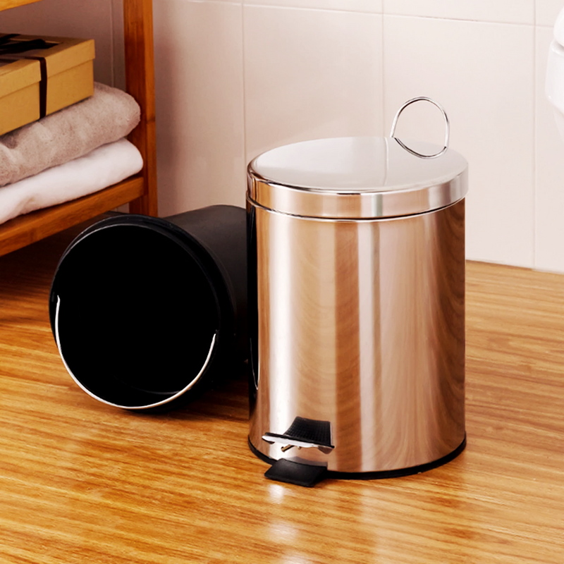 5 Litre Stainless Steel Pedal Bin