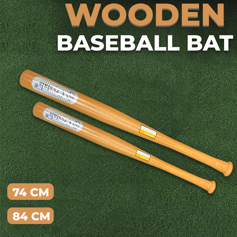 Wooden Baseball Bat 29 or 33 Inches