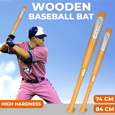 Wooden Baseball Bat 29 or 33 Inches