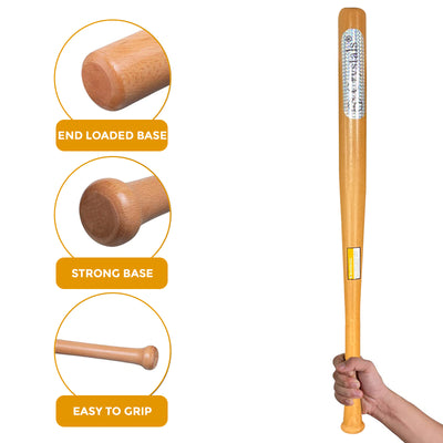 Wooden Baseball Bat 29 or 33 Inches