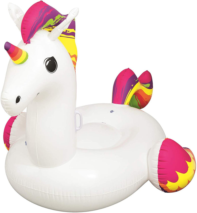 Bestway Inflatable Supersized Unicorn Ride-On, White