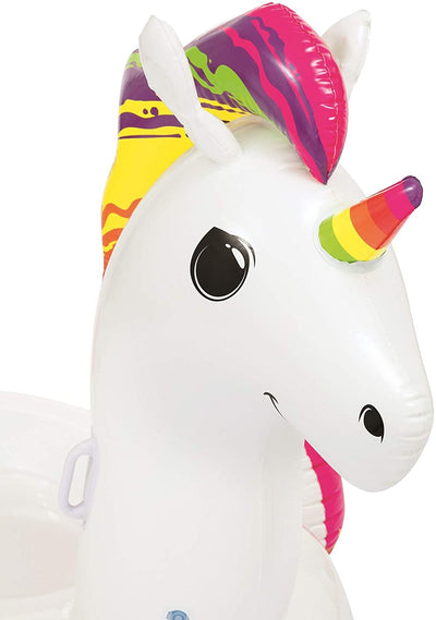 Bestway Inflatable Supersized Unicorn Ride-On, White