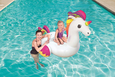 Inflatable Unicorn Pool Float Ride-On