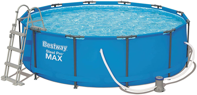 Bestway Steel Pro Max Swimming Pool with Filter Pump & Ladder - 12ft
