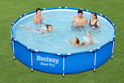 Bestway Steel Pro Swimming Pool Blue, 12 Feet x 30 Inches