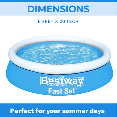 Bestway Fast Set Swimming Pool- 6Ft