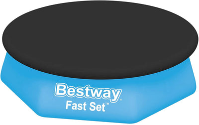 Bestway 8ft Cover for Fast Set Pools Black