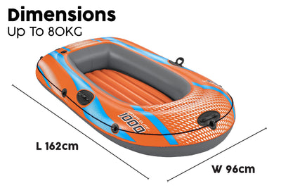 Bestway Inflatable Kondor Hydro-Force Dinghy Rubber Boat Raft