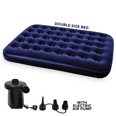 Single/Double/King/Queen Camping Air Bed Mattress & Air Pump