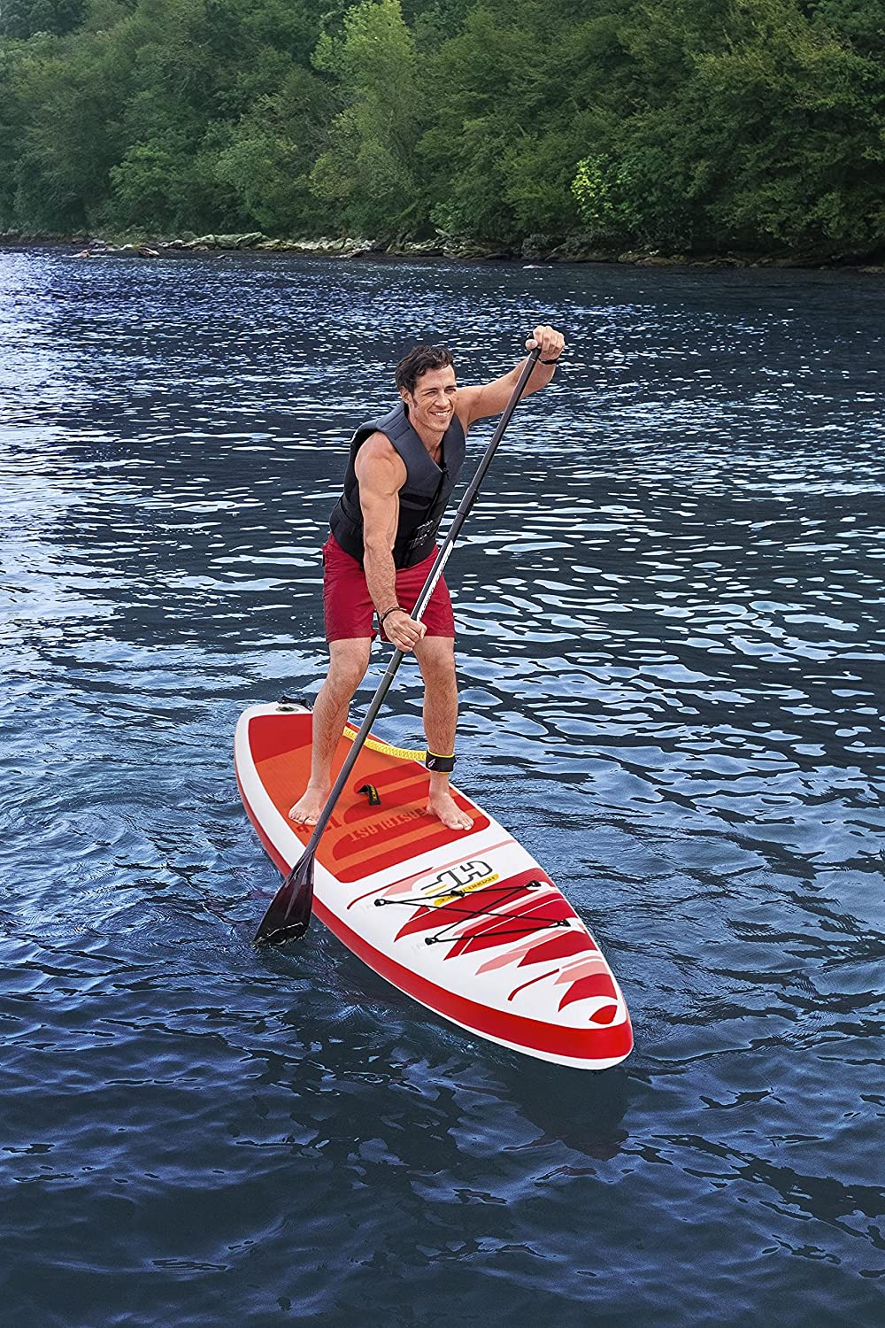 Bestway Hydro-Force SUP, Red/White, 12 ft 6 – Denny Shop UK
