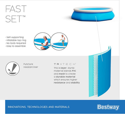 Bestway Fast Set Pool-8FT
