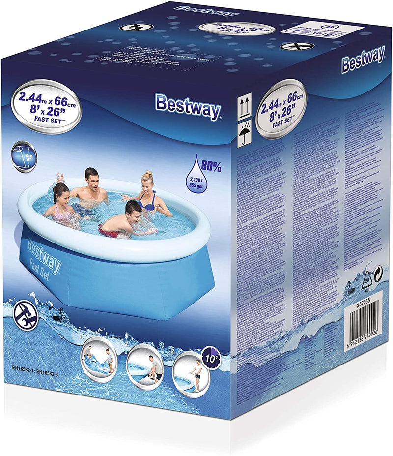 Bestway Fast Set Pool-8FT – Dennyshop UK