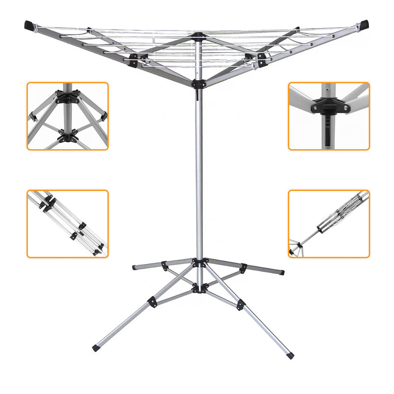4 arm 18m Rotary Clothes Airer