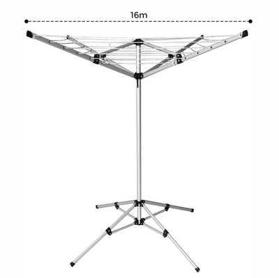 4 arm 18m Rotary Clothes Airer