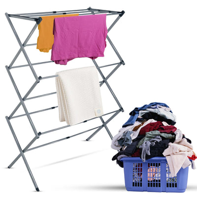 3-Tier Space Saving Extendable Telescopic Airer