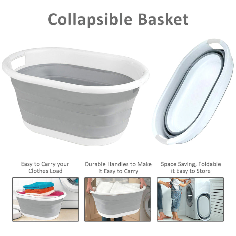 Collapsible Laundry Basket Storage Bin