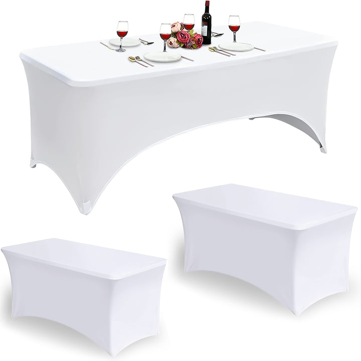 6ft Trestle Table Tablecloth Rectangular Cover