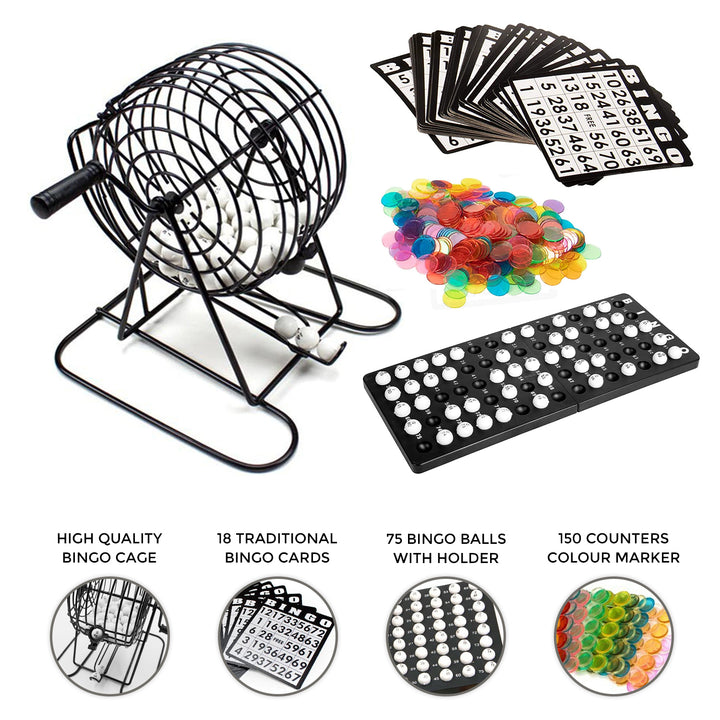 Bingo Machine Metal Cage Game