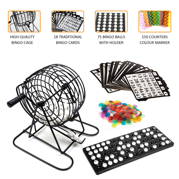 Bingo Machine Metal Cage Game