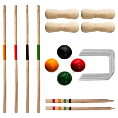 4 Player Full Size Croquet Set