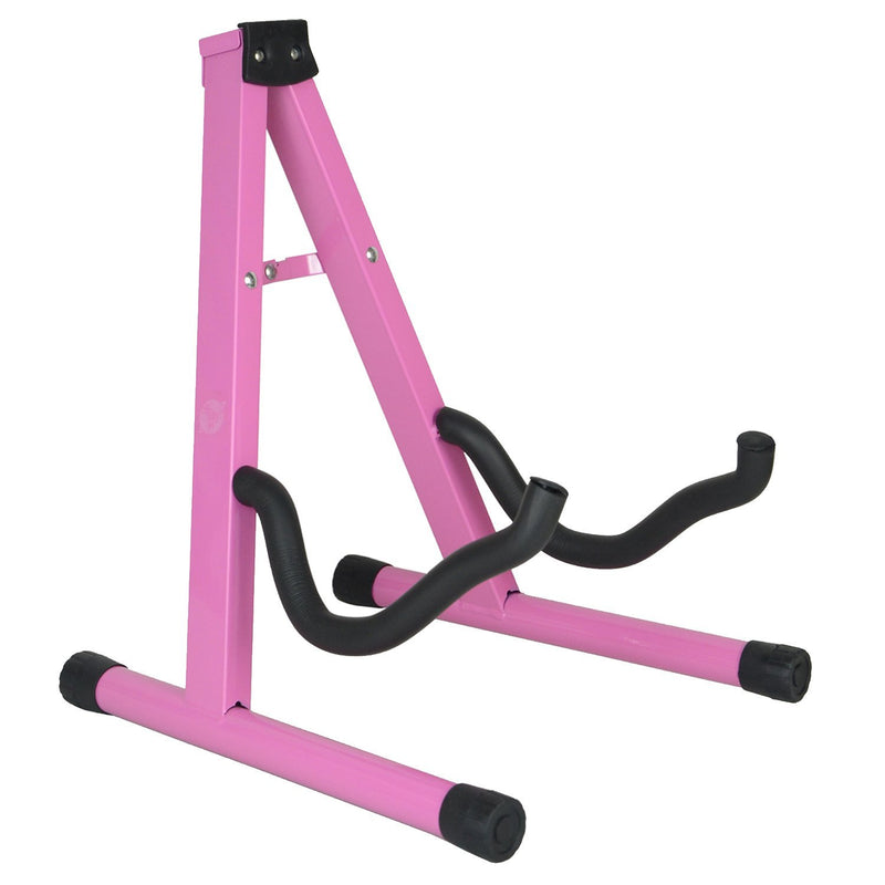 Foldable Music Guitar Stand (Pink)