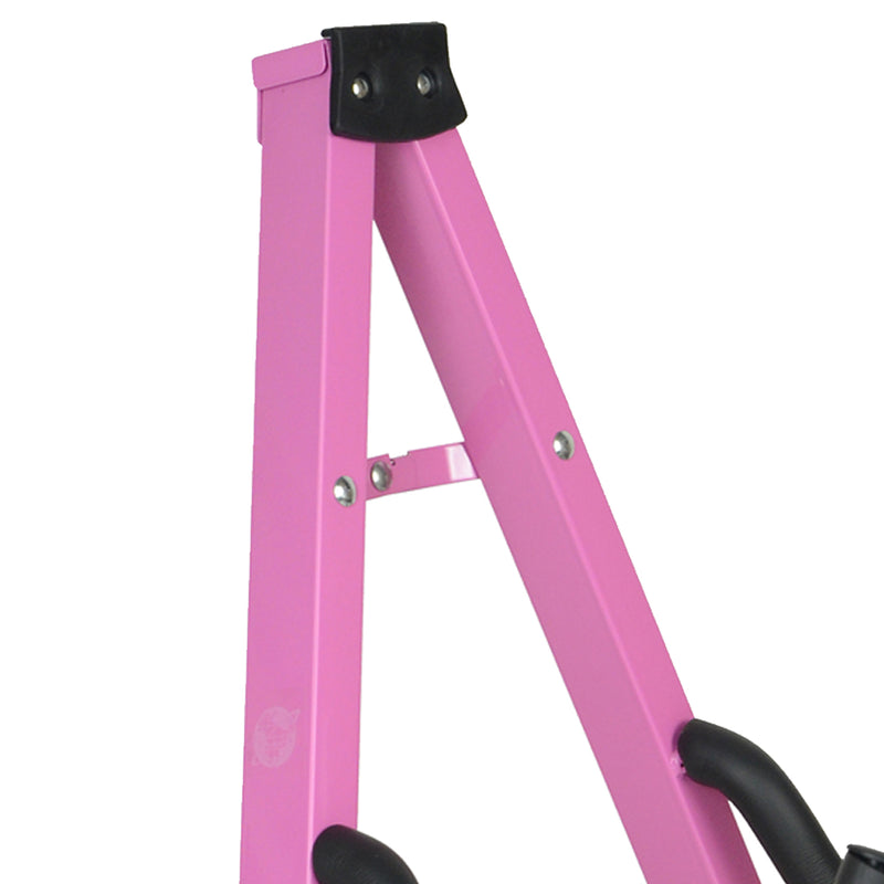 Foldable Music Guitar Stand (Pink)