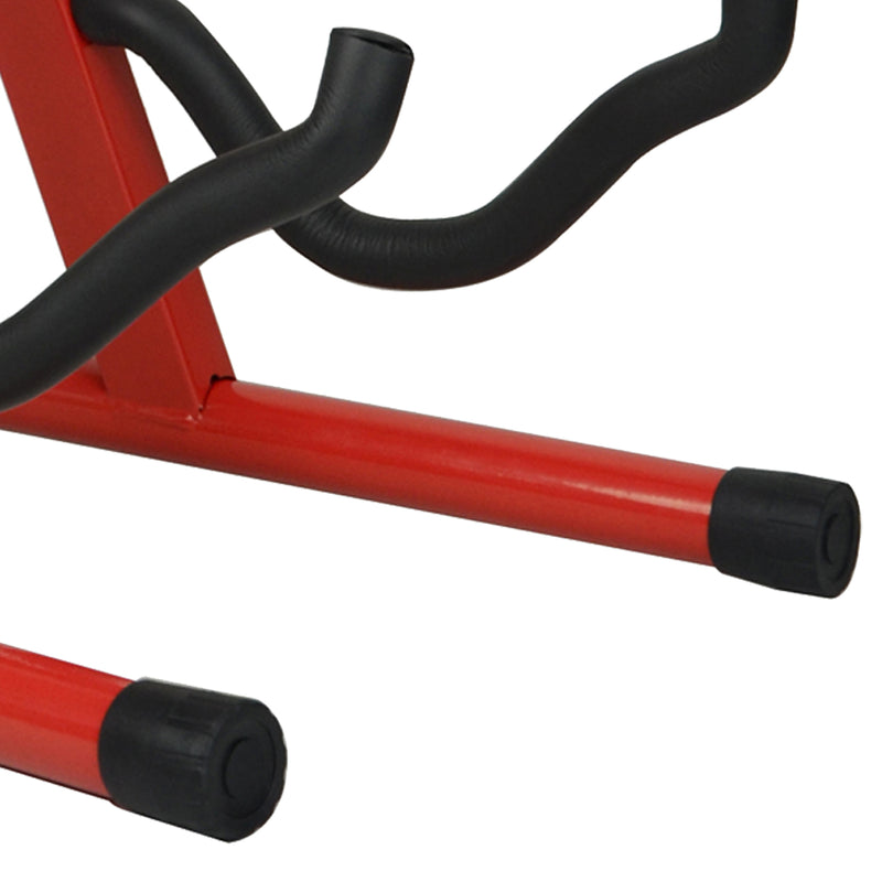 Foldable Music Guitar Stand (Red)