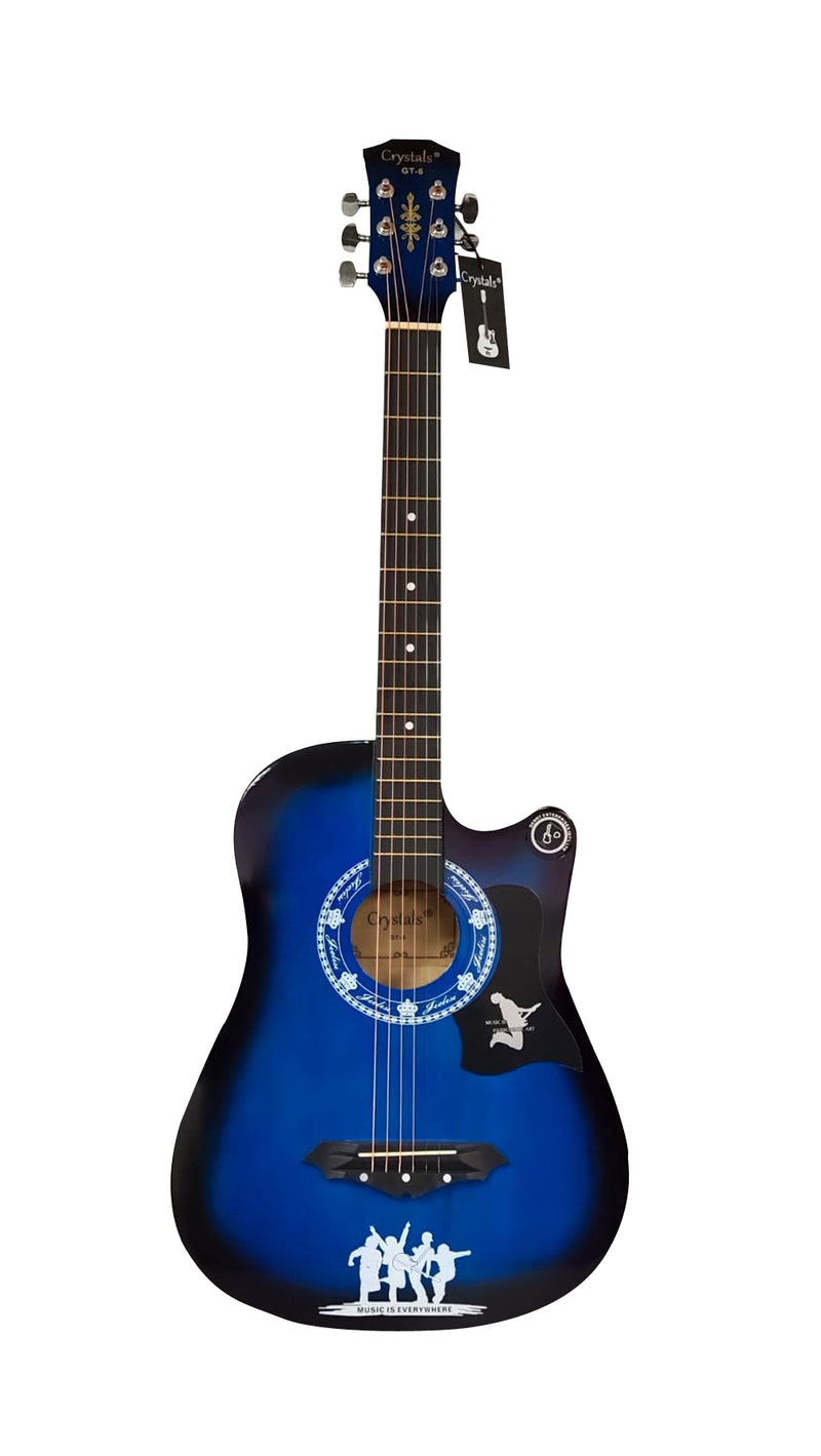 38" Full Size 6 String Acoustic Guitar Blue