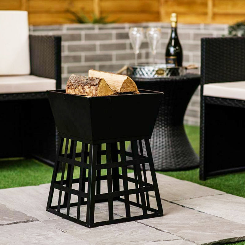Leisure Square Fire Pit BBQ