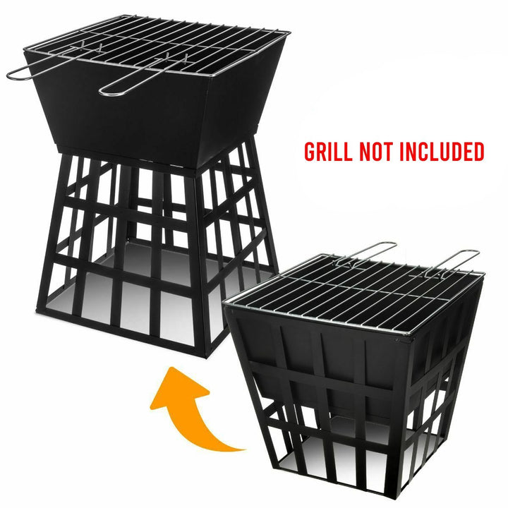 Leisure Square Fire Pit BBQ