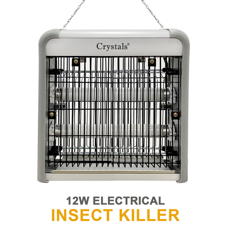 12W Electrical Insect Killer Silver