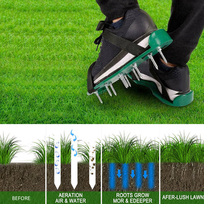 Garden Aerator Spiker Shoes