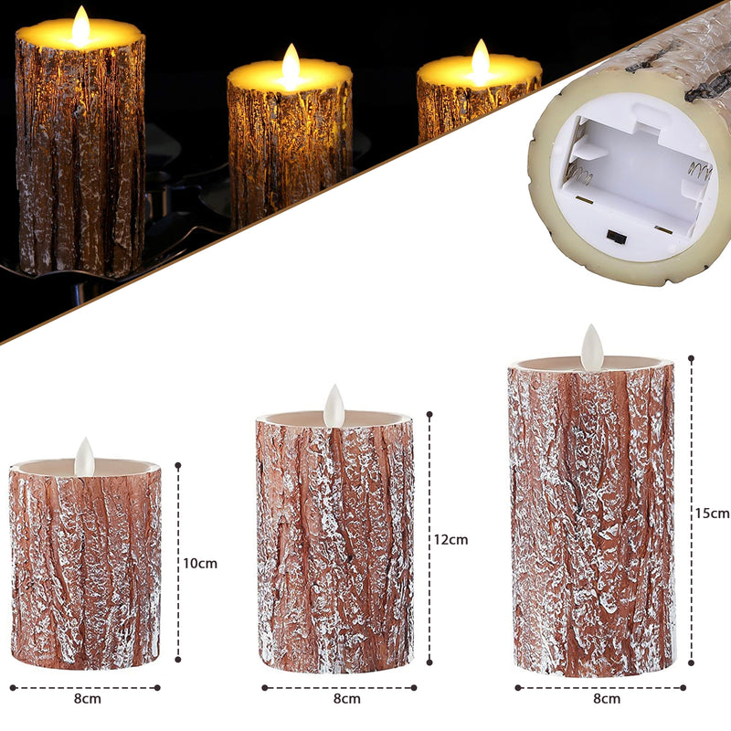 Flame-less LED Candles with Remote