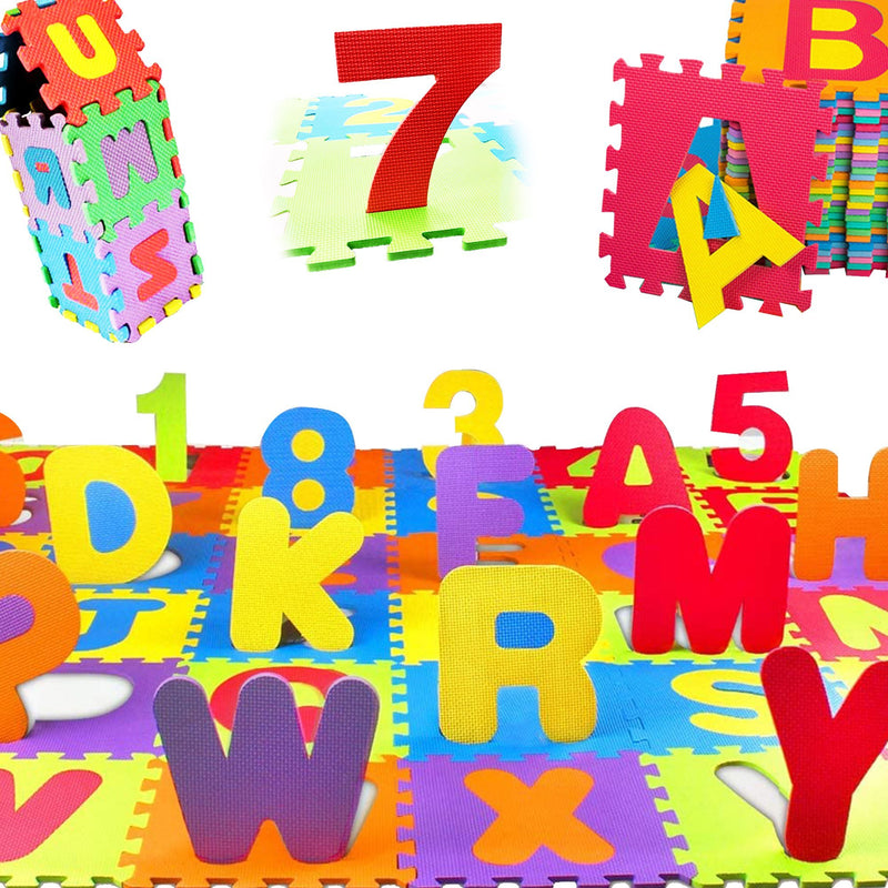 Kids 36pc Alphabet Numbers EVA Playmat