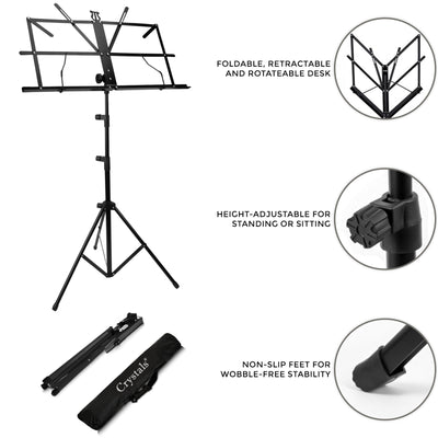 Height Adjustable Paper Holder Stand With Bag