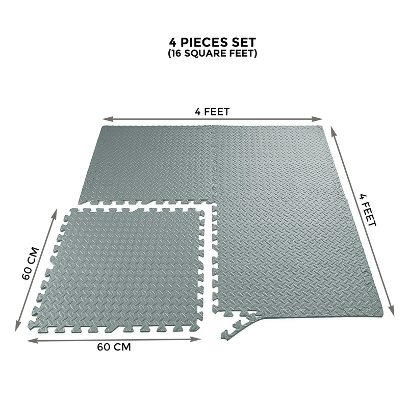 EVA Interlocking Exercise Mats 60cm x 60cm