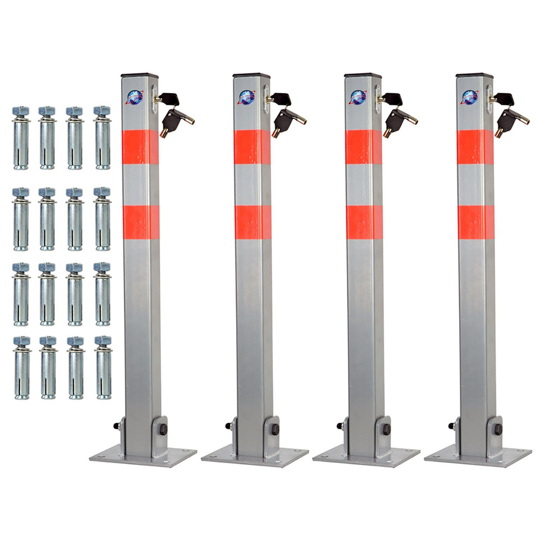 Lockable Folding Car Park Barrier