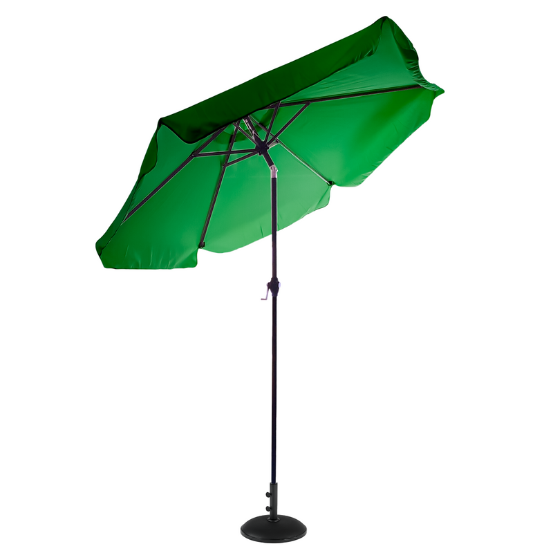 Garden Parasol Umbrella 2.2m With Parasol Base