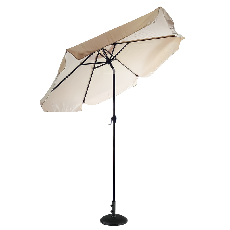 Garden Parasol Umbrella 2.2m With Parasol Base