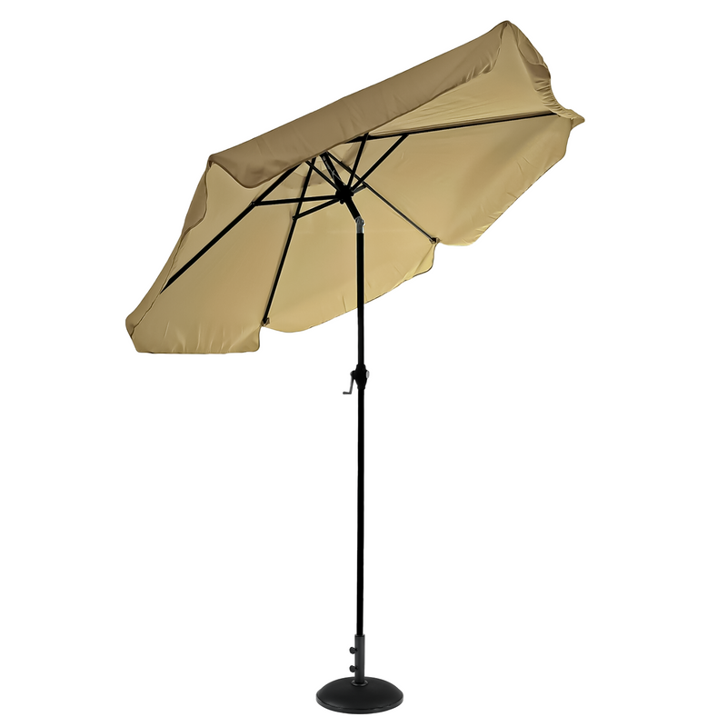 Garden Parasol Umbrella 2.2m With Parasol Base