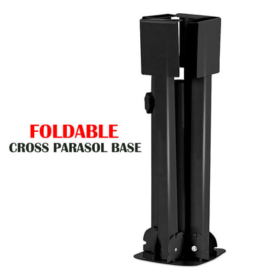 Foldable Parasol Base Black