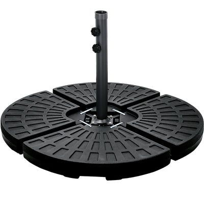 4 Pcs Cantilever Parasol Base - Black