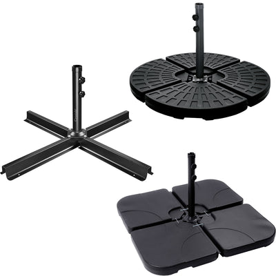 4 Pcs Cantilever Parasol Base - Black