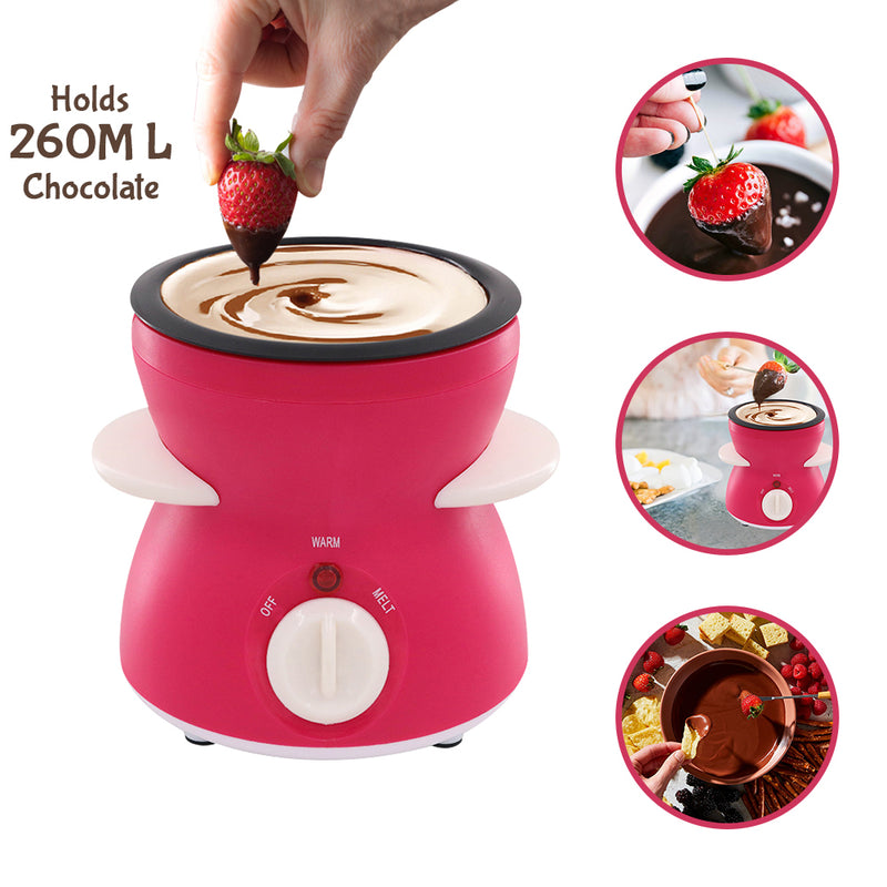 Pink Electric Chocolate Melting Fountain Pot