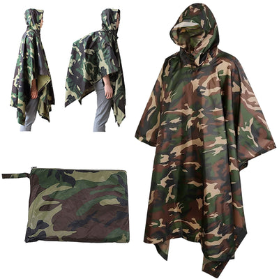 Heavy Duty Waterproof Poncho Adult