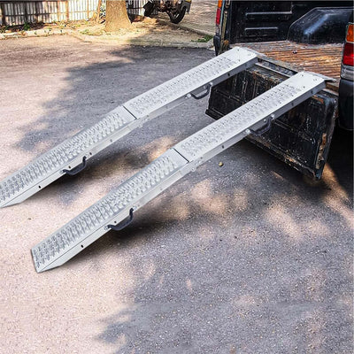 2-Pcs Steel Foldable Loading Ramp